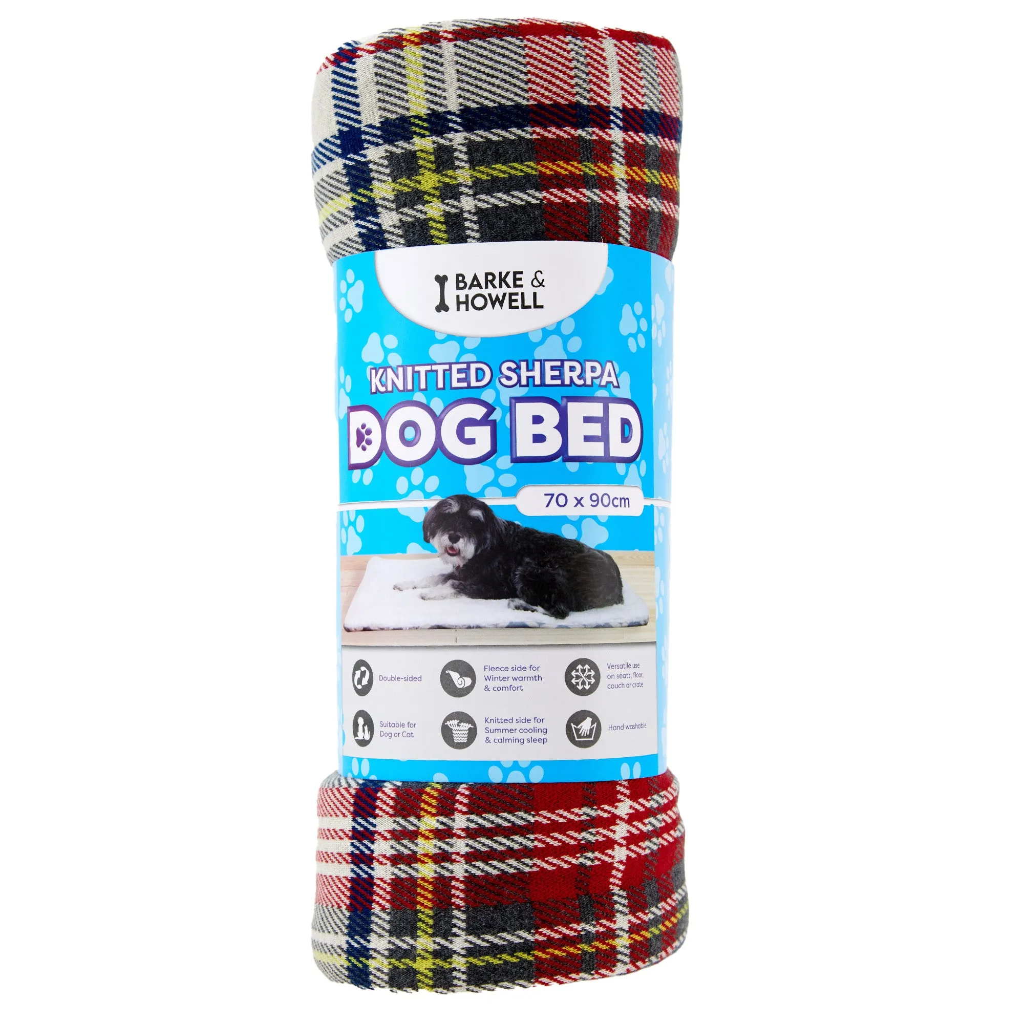 Barke & Howell Knitted Pet Bed- 70x90cm | Dog bed