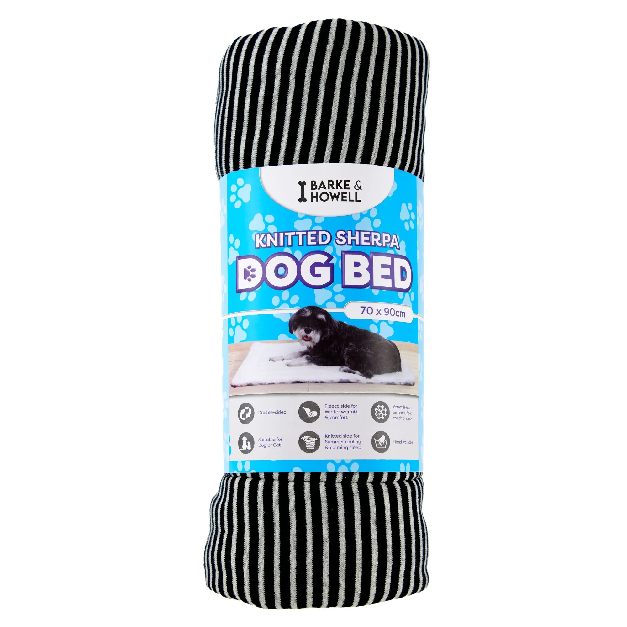 Barke & Howell Knitted Pet Bed- 70x90cm | Dog bed