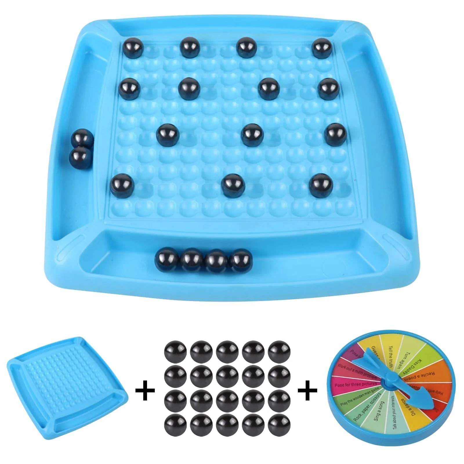 Battle Magnetic Chess Set with Penalty Roulette – A Thrilling Twist on Classic Strategy with Portable Storage Pouch