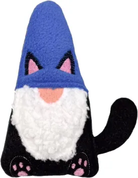 Black Cat Gnome Cat Toy Kicker Designer Plush w/Organic Catnip USA Made