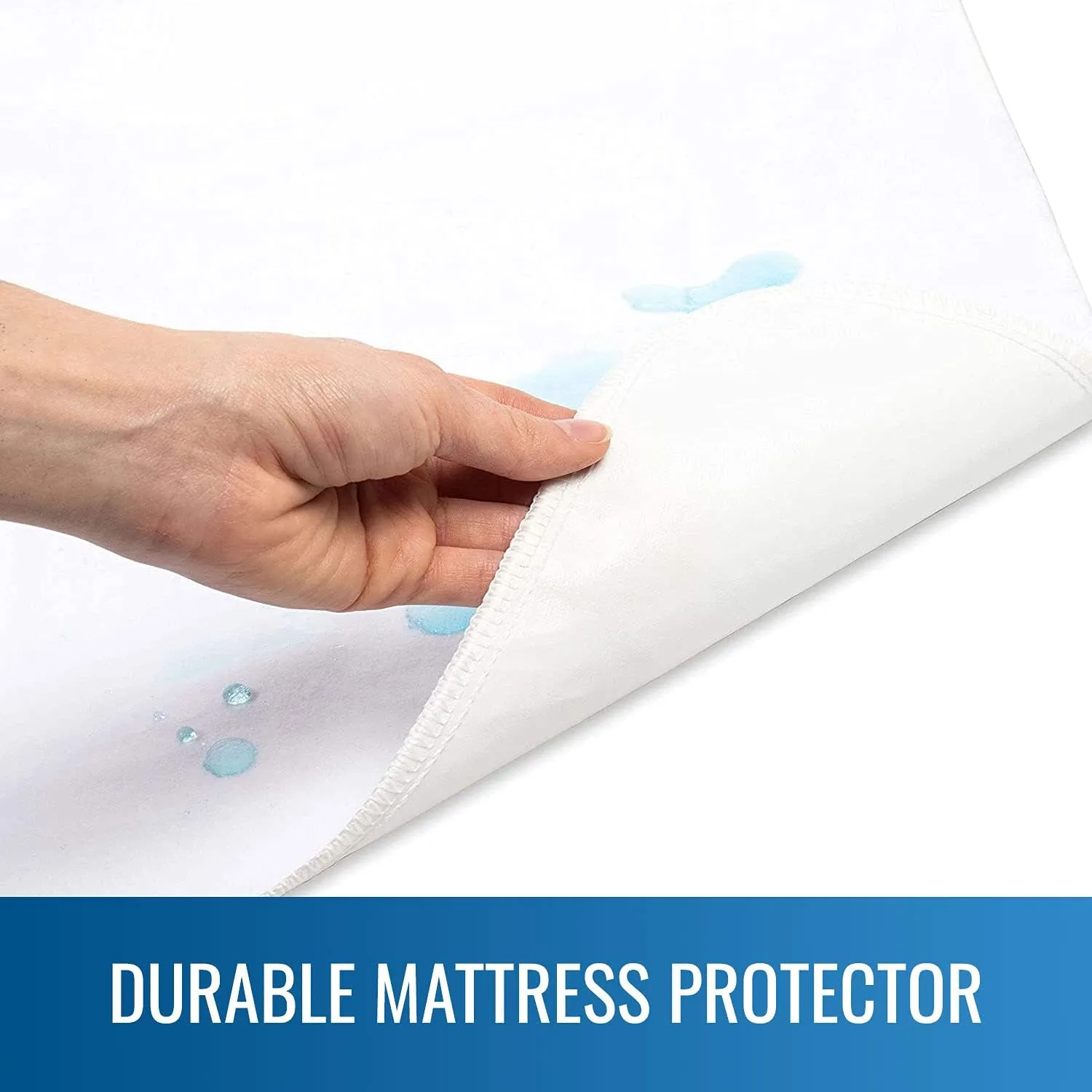 DMI Bed Pad Waterproof Sheet to be Used as a Mattress Protector, Pee Pad, Bed Liner, Incontinence Pad, Furniture Cover or Seat Protector, Not Reversible, Flat Fit, Washable, 36 x 72