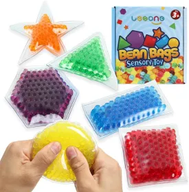 Fidget Sensory Toys for Autism Kids, Quiet Fidget for Classroom Calming Down Must Haves, Squishy Stress Anxiety Relief for Adults Office & Home ,Fidget Shapes Learning Toys