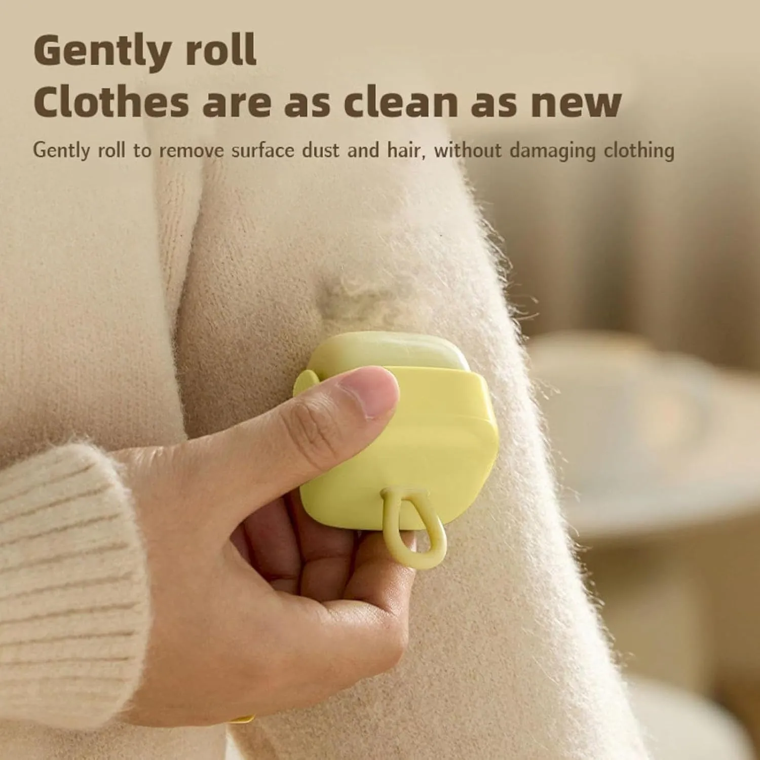Foodypopz Lint Roller, Foodypopz- Reusable Easy Lint Remover, HemoraPrecision in Every Roll, Washable Sticky Roller, Lint Remover for Clothes, Portable Pet Hair Remover (3Pcs-B)