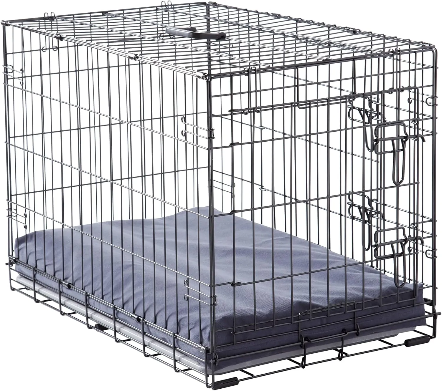 Happy Hounds Cooper Deluxe Reversible Crate Pad - Large - Denim