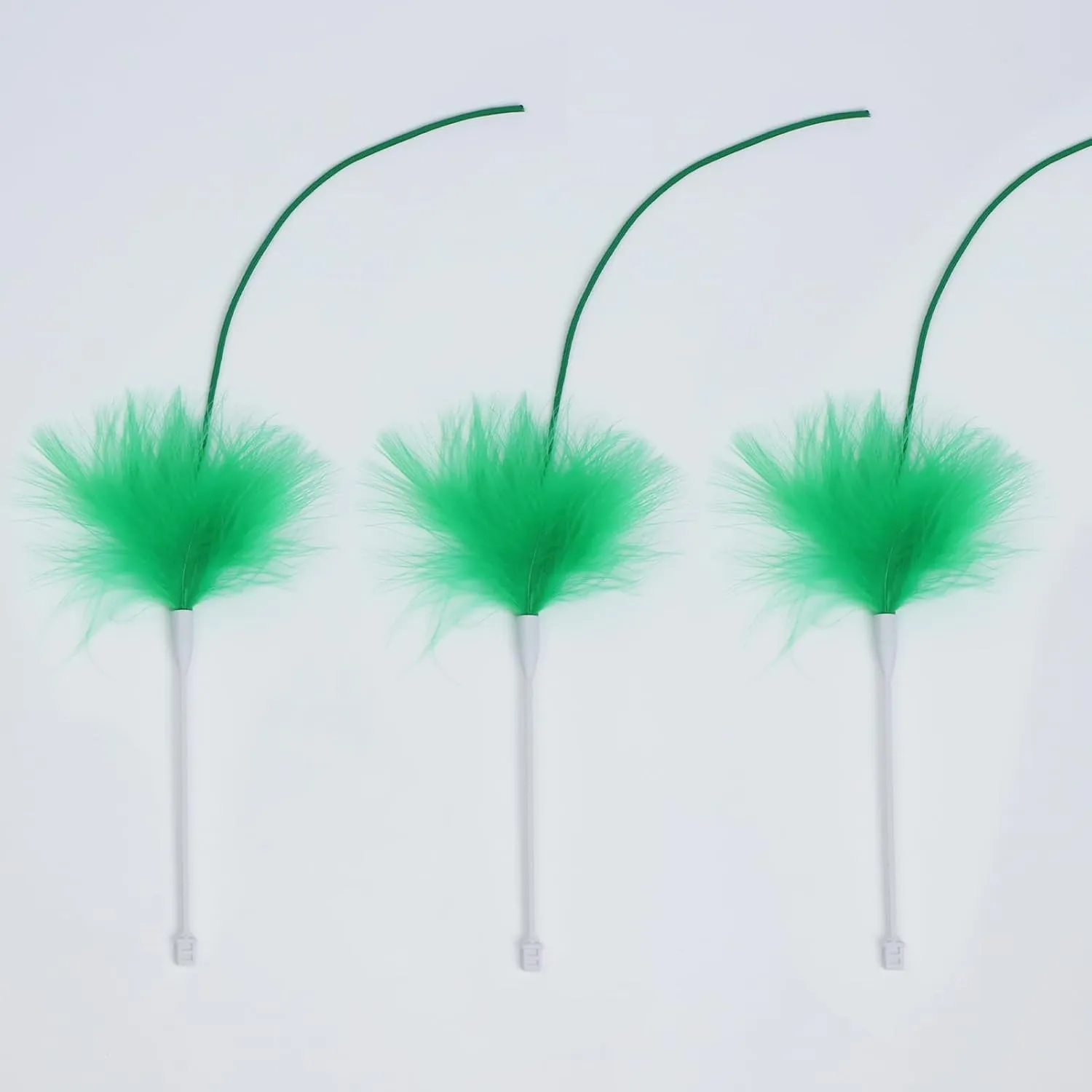 Hide-n-Seek Cat Toy Replacement Feather Wands for P43 cat Toy,Only 3 pcs Accessoriesis
