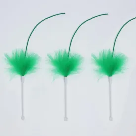 Hide-n-Seek Cat Toy Replacement Feather Wands for P43 cat Toy,Only 3 pcs Accessoriesis