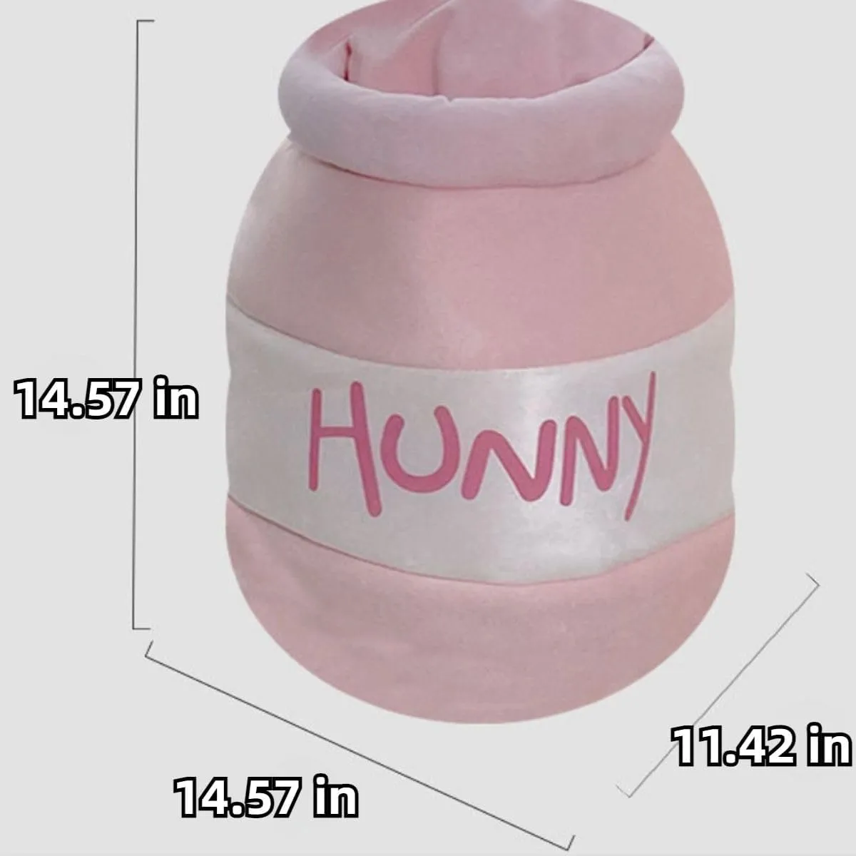 Honey Pot Cat Bed - Comfortable Memory Foam Pet Furniture with Removable Cushion - Stylish and Washable Cat Bed for Small Cats and Breeds (Pink)