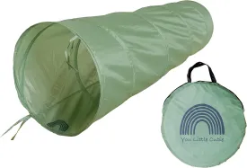 Kids Popup Play Tunnel, 6 Foot Crawling Tunnel (Artichoke Green)