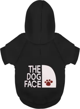 Paiaite Black Chihuahua Dog Hoodie: Keep Your Pup Warm and Stylish with a 'The Dog Face' Printed Sweatshirt Pet Clothes and Sweater Coat All in One Perfect for Winter and Cool Summer Nights! Black XL
