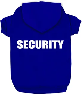 Security Dog Hoodies Dog Clothes Apparel Winter Sweatshirt Warm Sweater Cotton Puppy Small Dog Hoodie for Small Dog Medium Large Dog Cat (Blue, S)