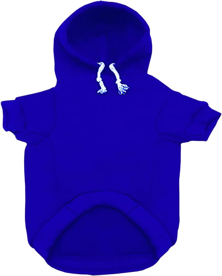 Security Dog Hoodies Dog Clothes Apparel Winter Sweatshirt Warm Sweater Cotton Puppy Small Dog Hoodie for Small Dog Medium Large Dog Cat (Blue, S)
