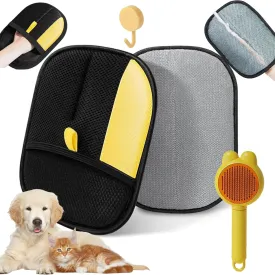 Static Removal Gloves for Pet Hair, 2025 New Pet Hair Remover Glove, Electrostatic Pets Hairs Remover, Pets Grooming Gloves for Carpet, Couch, Clothing and Other Surfaces (1PC)