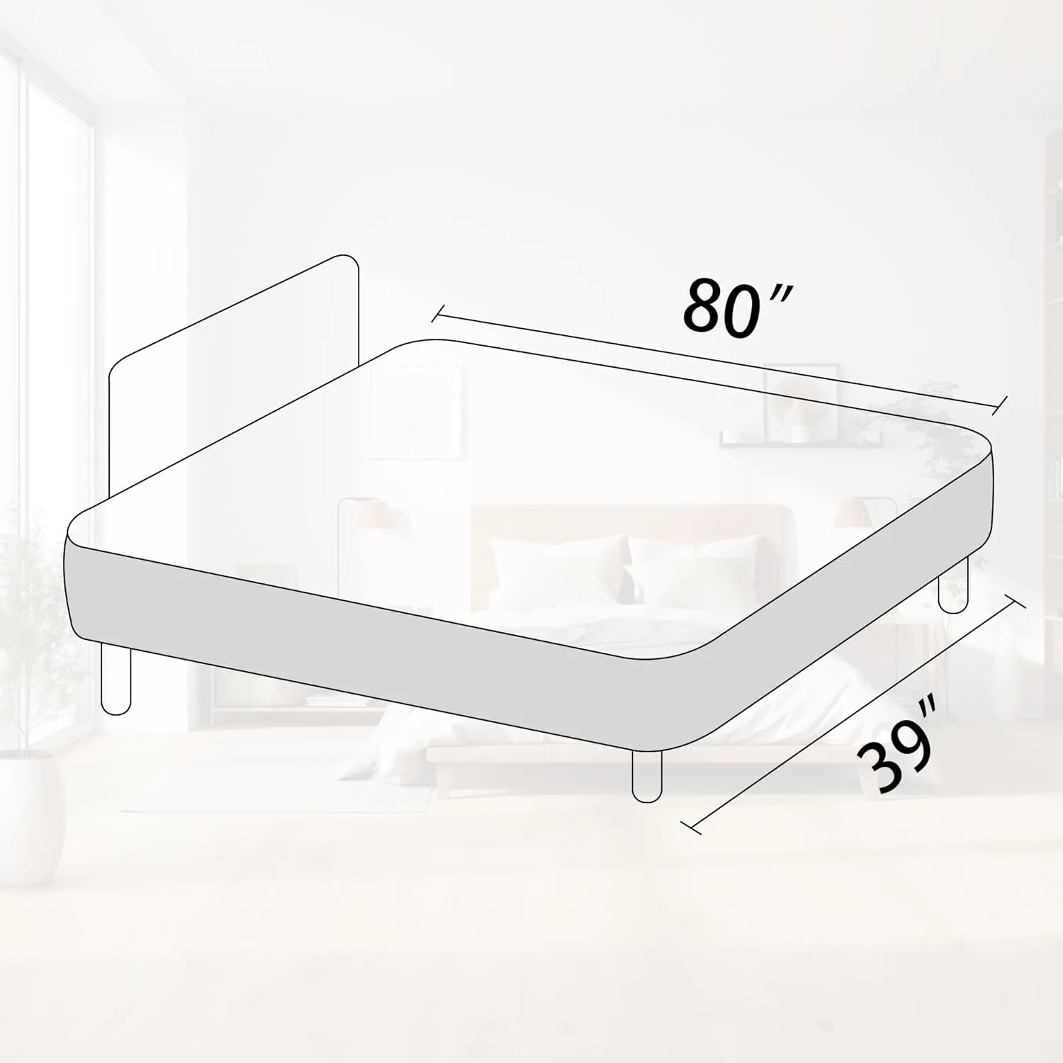 Waterproof Mattress Protector, Twin XL Size Mattress Encasement Bamboo Fiber Mattress Cover 3D Breathable Soft 6" - 18" Deep Pocket Mattress Cover Machine Washable Noiseless