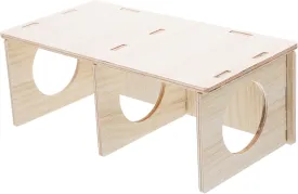 Wooden Hamster Habitat - Cozy Hideaway for Dwarf Hamsters, Mice & Gerbils - Perfect Small Pet Cage Decor and Chew Toy