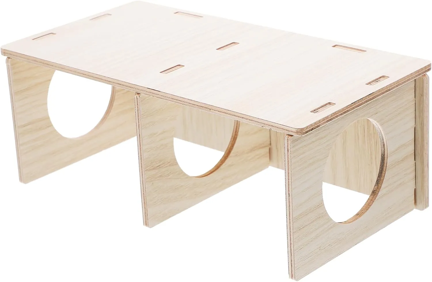 Wooden Hamster Habitat - Cozy Hideaway for Dwarf Hamsters, Mice & Gerbils - Perfect Small Pet Cage Decor and Chew Toy